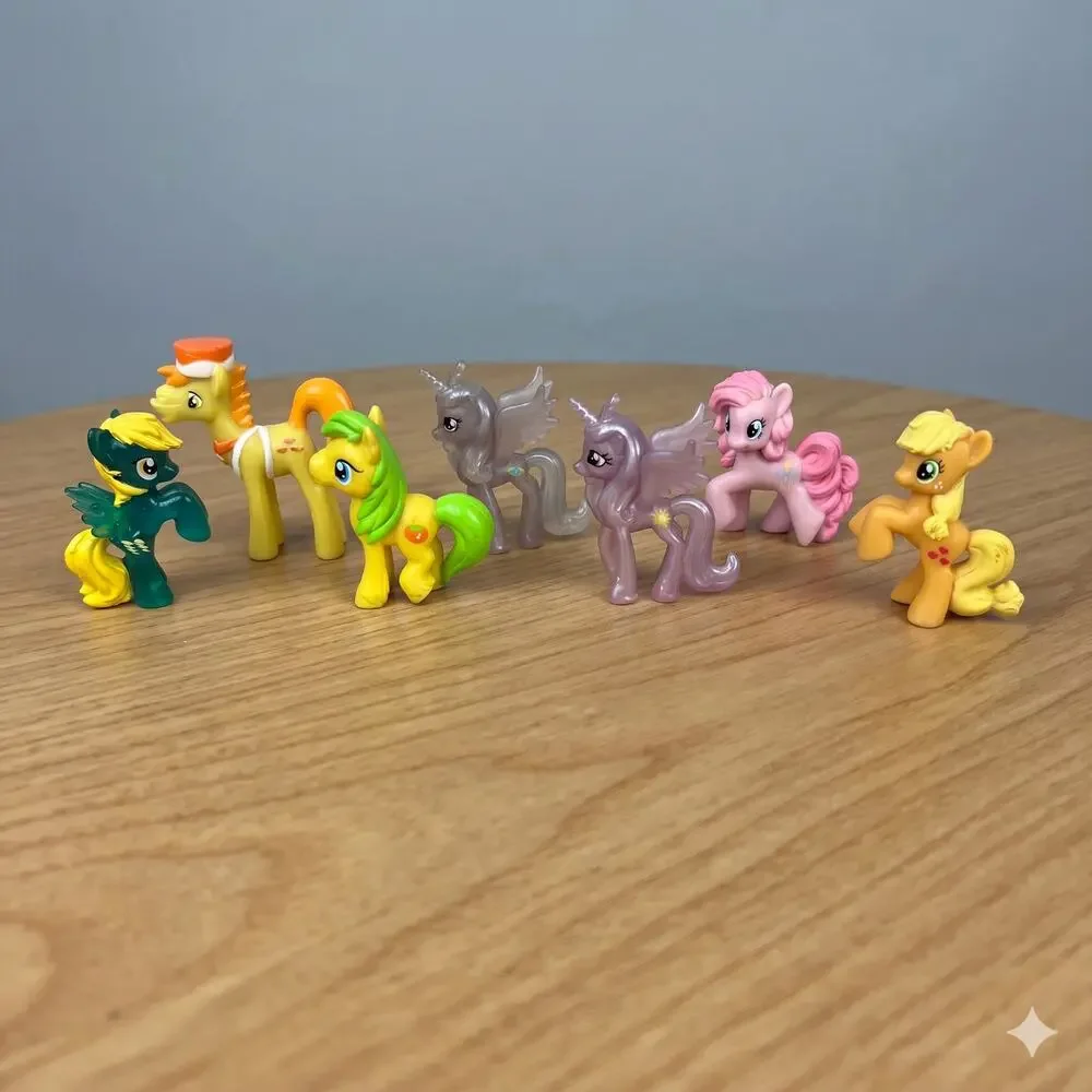 My Little Pony G4 Blind Bag Mini Figure Lot of 7 Pinkie Pie Applejack Princesses